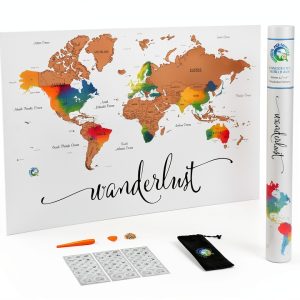 Wander And Explore Scratch Off Map Office Product-0