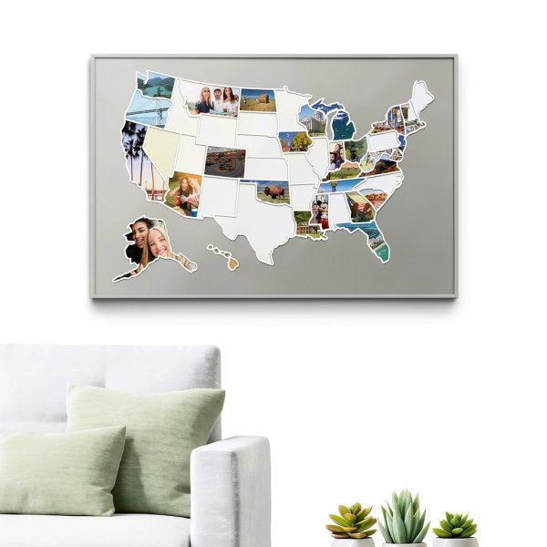 USA Photo Map by 1DEA.me Office Product Vinyl Map-4